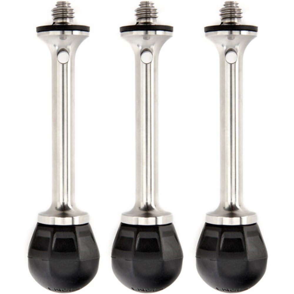 Chose à 3 pattes, 3 Legged Thing Vanz Universal Combination Ball & Spike Footwear for Legends Tripods | Set of 3