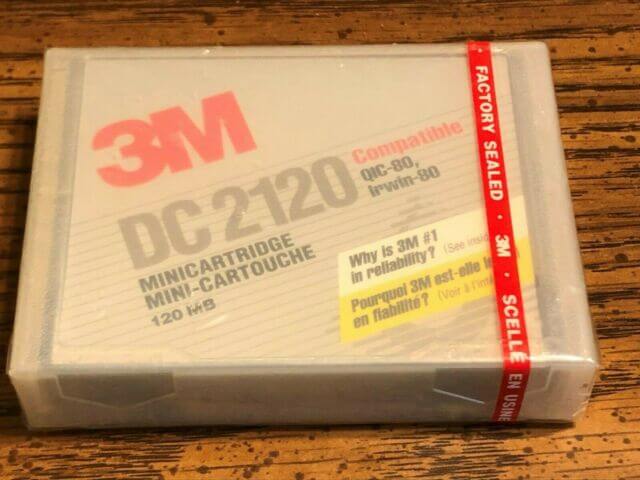 3M, 3M DC2120 Mini cartouche de données, 120MB, format Rhomat