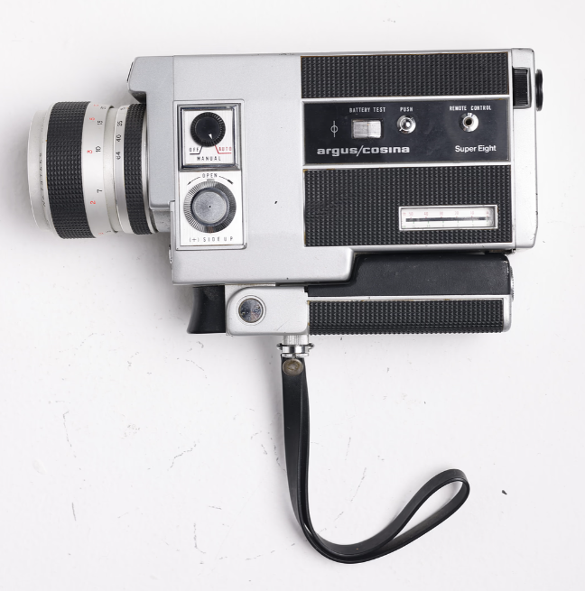 ARGUS, Argus Model 708 Super 8 Film Camera with/8-64mm Lens, Used