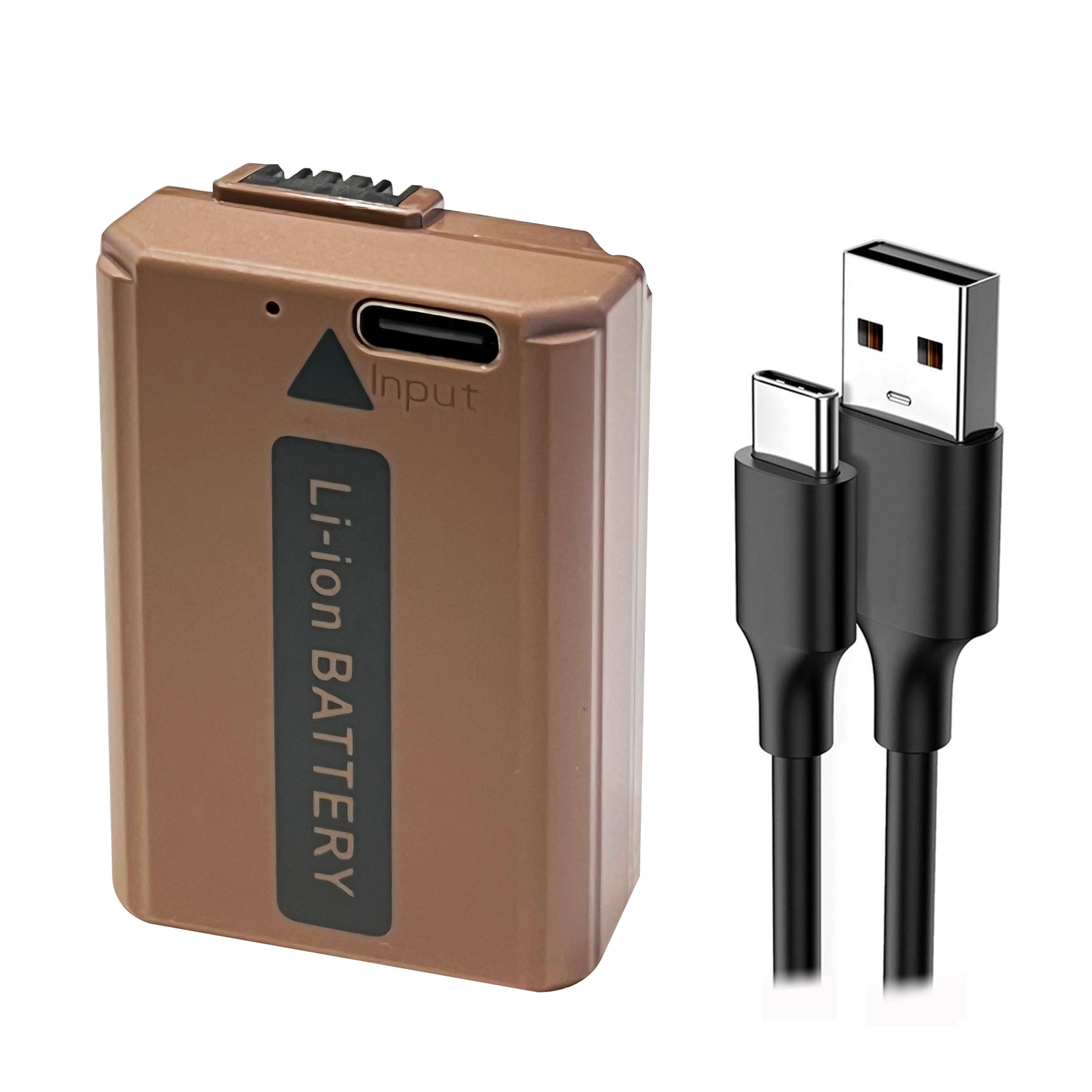 VIDPRO, Batterie Vidpro DCFW50 avec chargeur USB intégré pour Sony NP-FW50