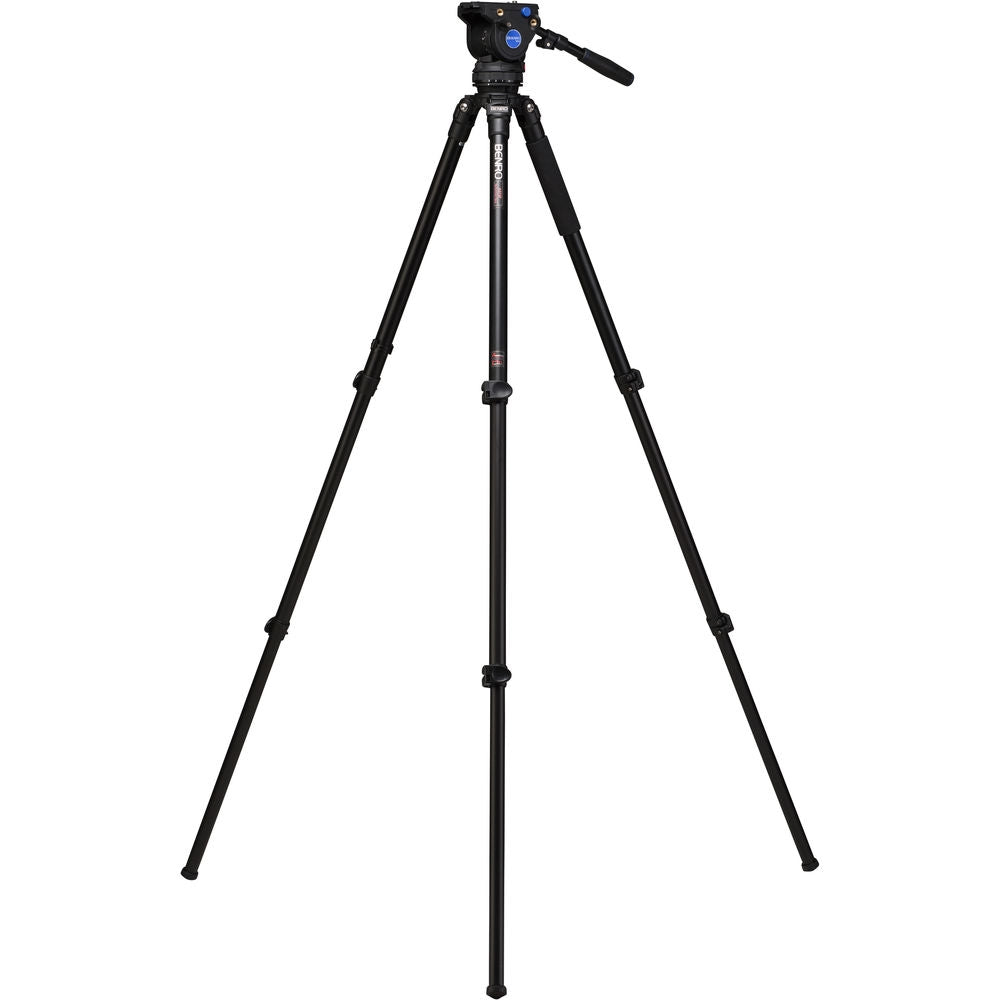 BENRO, Benro A373F Series 3 Aluminium Video Tripod and BV4 Head (trépied vidéo en aluminium et tête BV4)