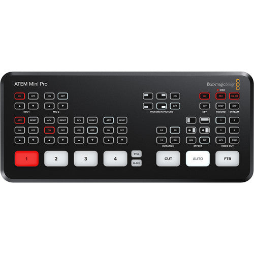 BLACKMAGIC, Blackmagic Atem Mini Pro HDMI Live Stream Switcher