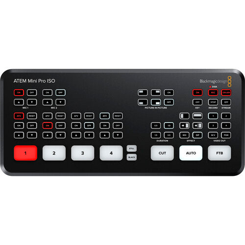 BLACKMAGIC, Blackmagic Atem Mini Pro ISO HDMI Live Stream Switcher