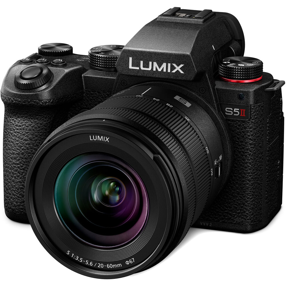 Panasonic, Boîtier Panasonic Lumix DC-S5 II avec objectif 20-60mm F3.5-5.6 (DC-S5M2K)