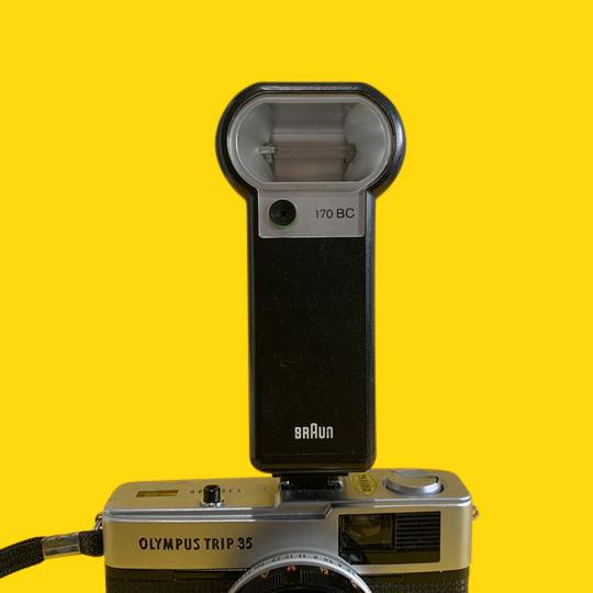 Marron, Braun 170BC Flash externe pour appareil photo 35 mm