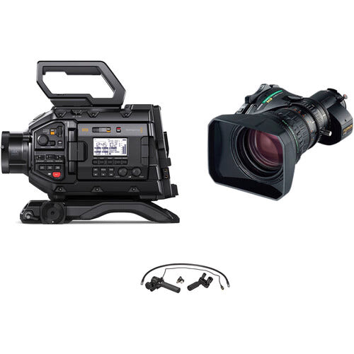 BLACKMAGIC, Caméra Blackmagic URSA Broadcast G2 avec objectif servo numérique Fujinon 8,5-170 mm et commande de zoom/mise au point