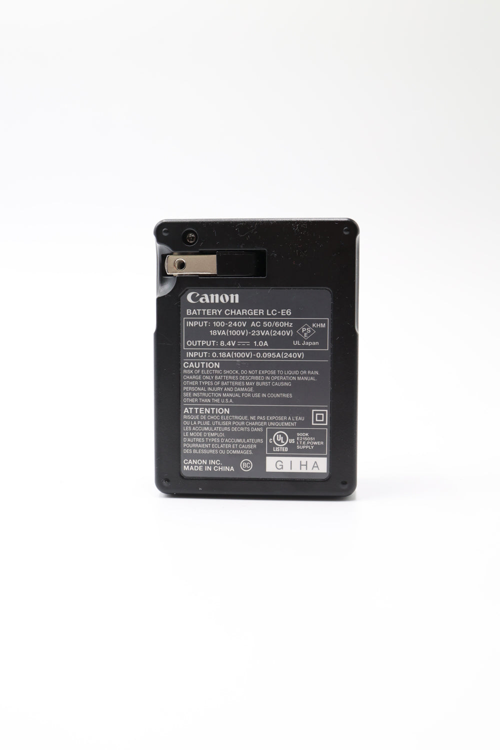 Canon, Canon LCE6 Chargeur de batterie F/LPE6, usagé