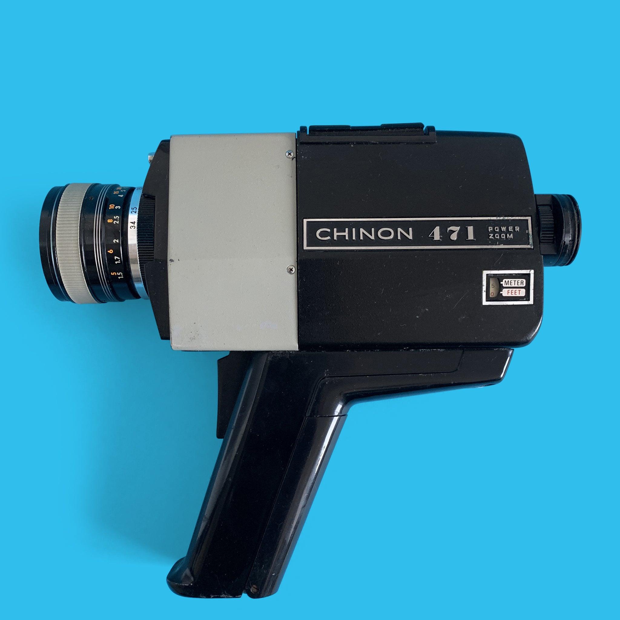 Chinon, Chinon 471 Powerzoom Super 8 Vintage Cine Camera