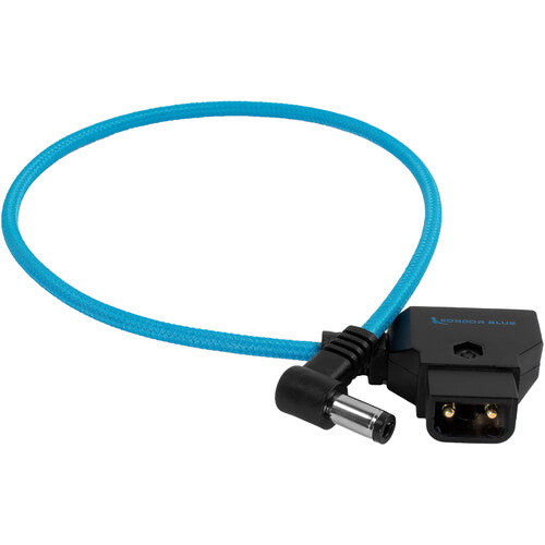 KONDOR BLEU, Condor Blue 15" D-Tap to DC Right Angle Straight Cable (5.5 x 2.5mm) (Canon C70)