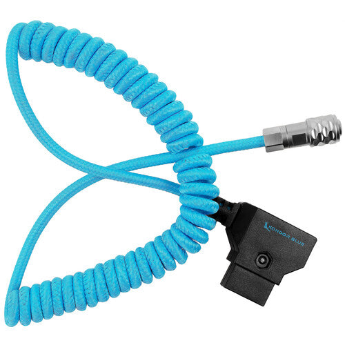 KONDOR BLEU, Condor Blue Coiled D-Tap to BMPCC 6K/4K Power Cable F/Blackmagic - Bleu