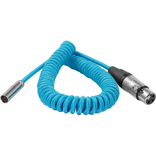 KONDOR BLEU, Condor Blue Coiled Mini XLR to XLR F/C70 & BMPCC4K/6K (12"-24")