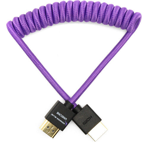 KONDOR BLEU, Condor Blue Gerald Undone Full HDMI to Full HDMI Cable 12"-24" Coiled (EOL)