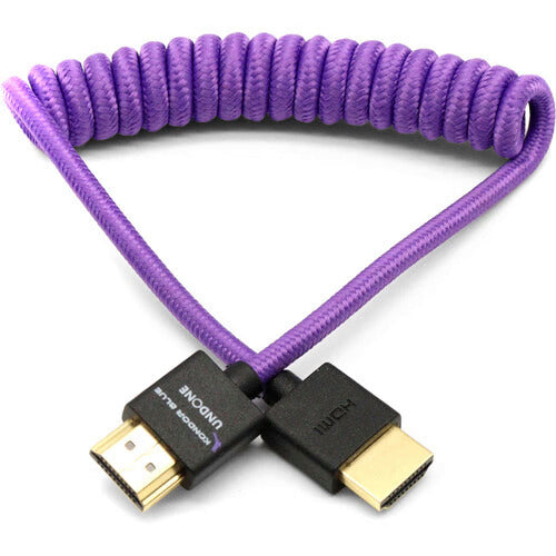 KONDOR BLEU, Condor Blue Gerald Undone Full HDMI to Full HDMI Cable 12"-24" Coiled (EOL)