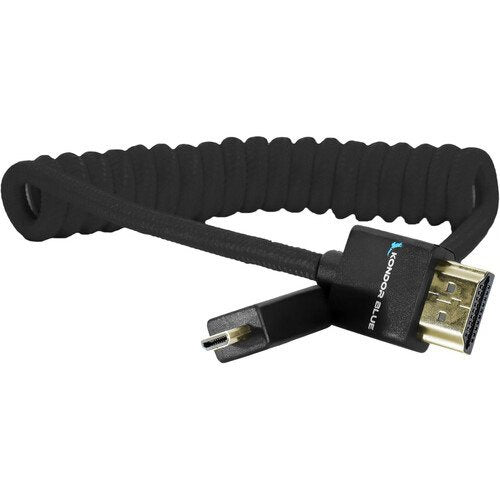 KONDOR BLEU, Condor Blue Gerald Undone Micro HDMI to Full HDMI Cable 12"-24" Coiled