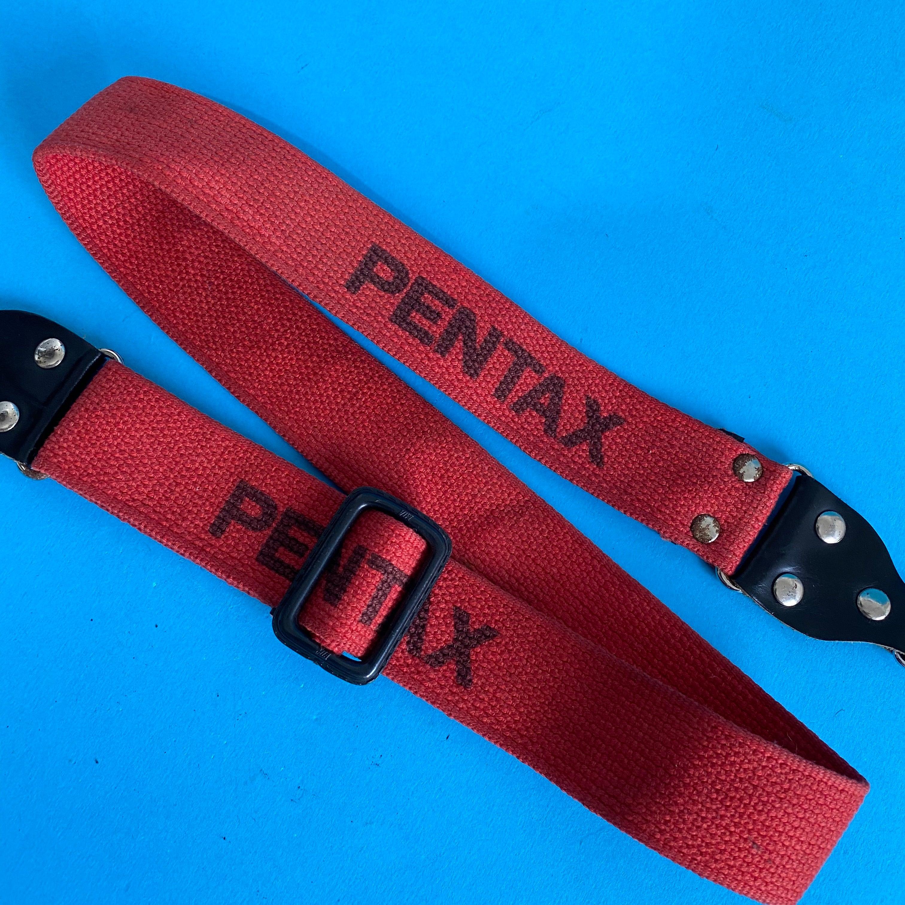 Pentax, Courroie Vintage Pentax Red SLR Camera Strap