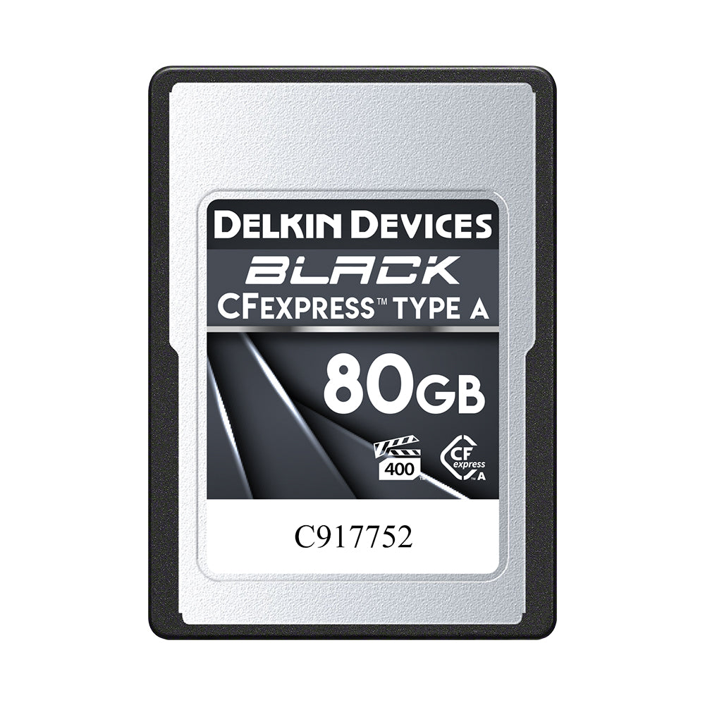 Delkin, Delkin DCFXABLK80 Carte mémoire CFexpress Type-A noire 80GB