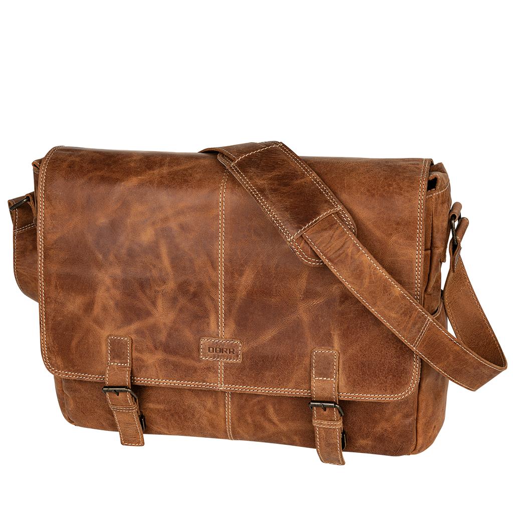 DORR, Dorr Kapstadt sac en cuir large Vintage Cognac