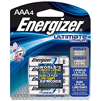 ÉNERGISATEUR, Energizer AAA4 Ultimate Lithium AAAx4