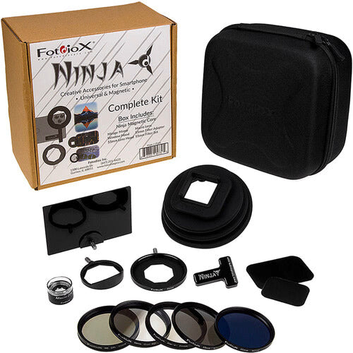 PHOTODIOX, FotodioX Ninja Kit complet d'accessoires universels et magnétiques pour smartphones