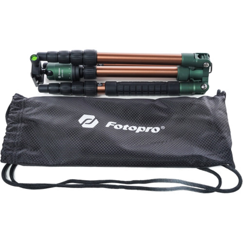 Fotopro, Fotopro X-GO Gecko Tripod Kit with FPH-42Q Ball Head | Green