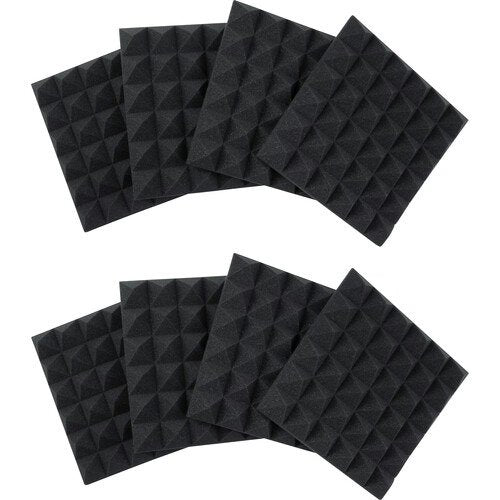 CADRES GATOR, Gator Frameworks Panneau Pyramide Acoustique 12x12" (Anthracite) 8-Pack