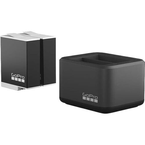 GOPRO, Gopro Chargeur double batterie avec deux batteries Enduro pour Hero12, Hero11, Hero10, Hero9