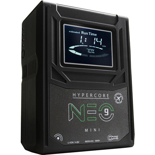 CORE SWX, Kit 2 batteries Core SWX Hypercore NEO 9 avec mini chargeur de voyage double (V-Mount)