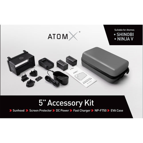 ATOMOS, Kit d'accessoires Atomos 5" pour les moniteurs Shinobi, Shinobi SDI, Ninja V