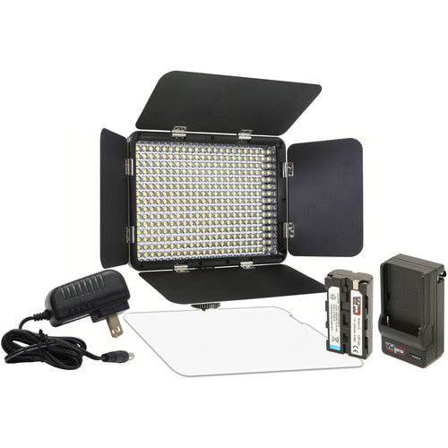 VIDPRO, Kit d'éclairage vidéo LED ultraportable Varicolor Vidpro LED330X