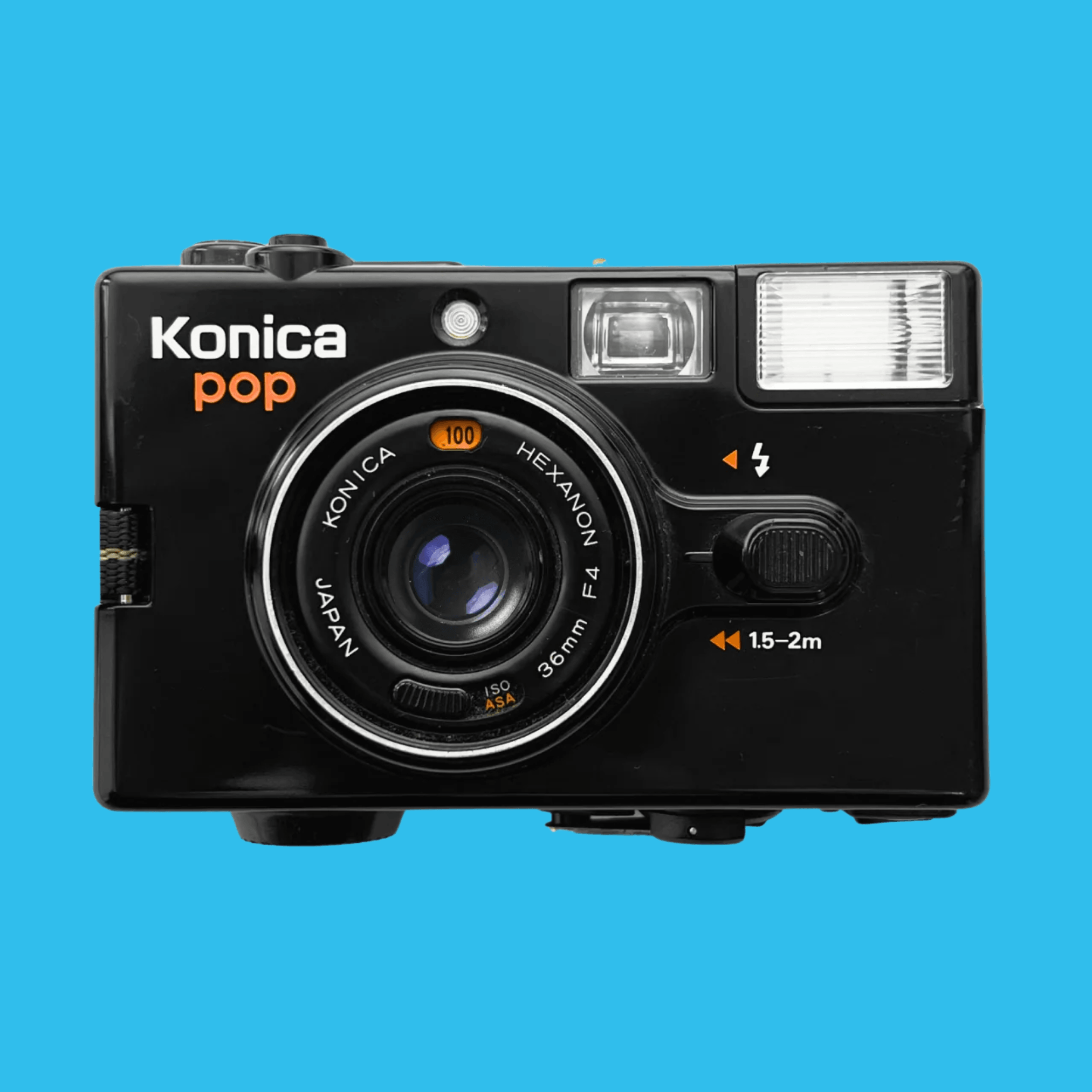 Konica, Konica POP Noir Appareil photo pour film 35mm Point and Shoot