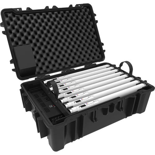 ASTERA, LOCATION Astera Set de 8 tubes Helios avec boîtier de chargement, 8 émetteurs LED, 22.7".