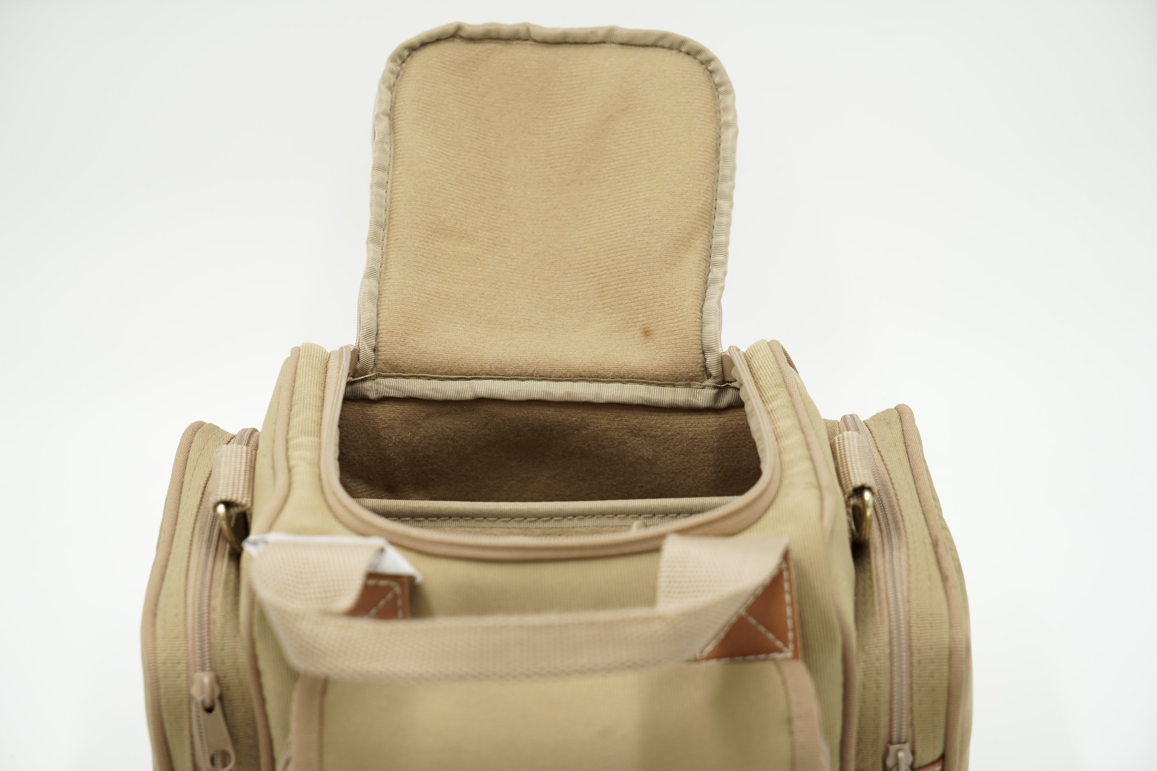 MACGREGOR, MacGregor Large Shoulder Bag, Tan Canvas, Used