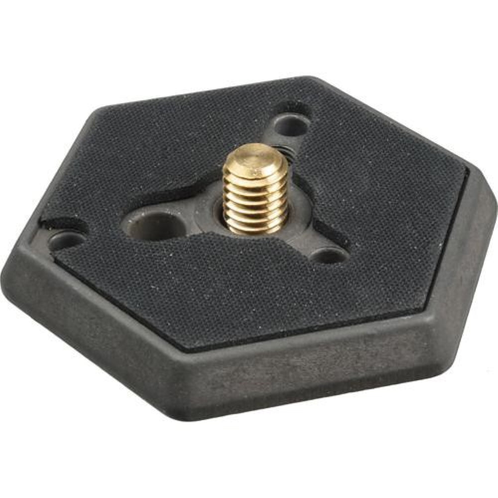 manfrotto, Manfrotto 030-38 Plaque de fixation rapide hexagonale avec vis 3/8