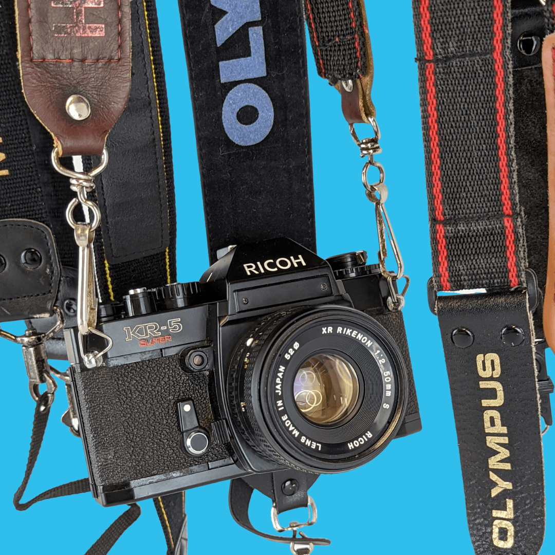 Marque, Mystery Branded Minimalist Vintage Camera Strap