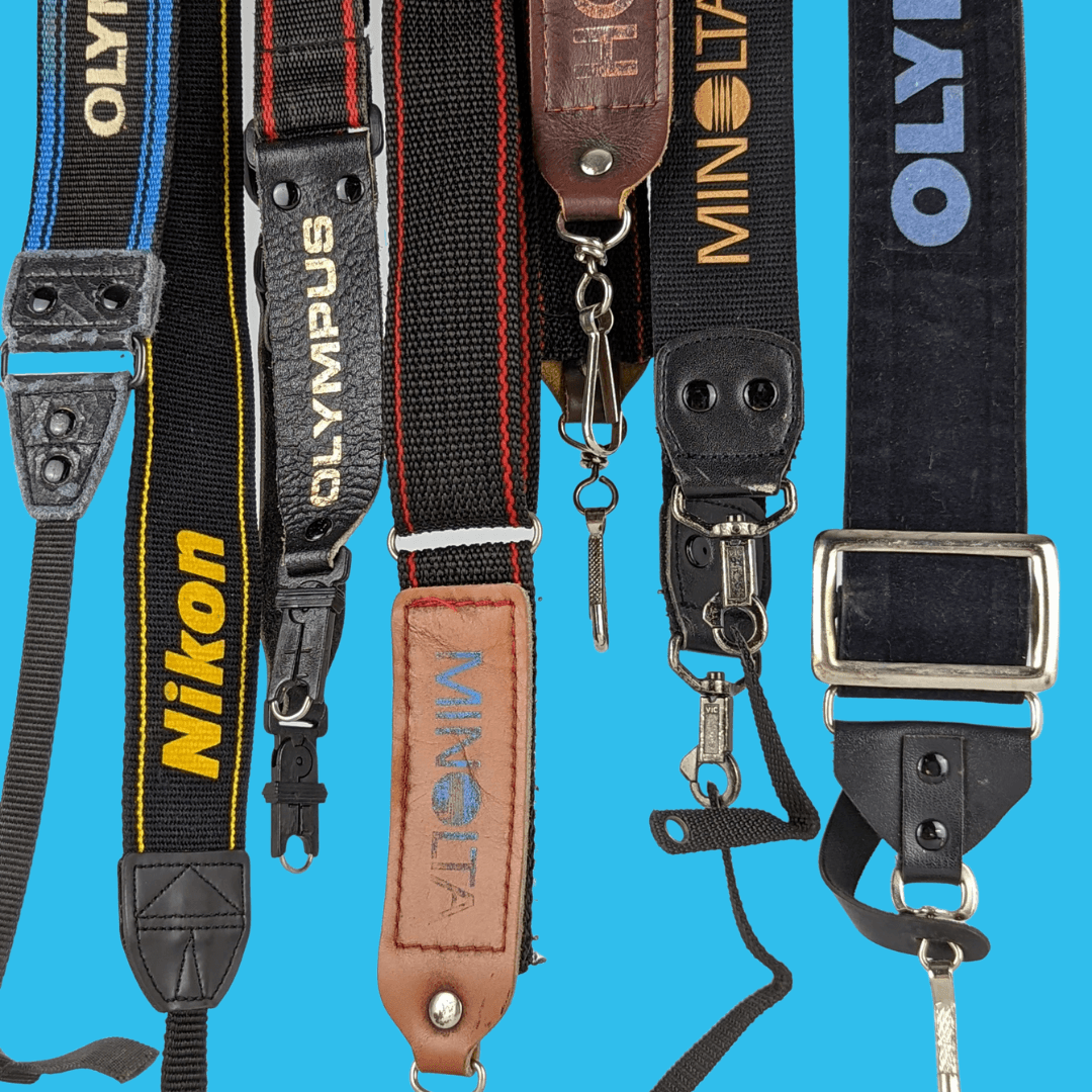 Marque, Mystery Branded Minimalist Vintage Camera Strap