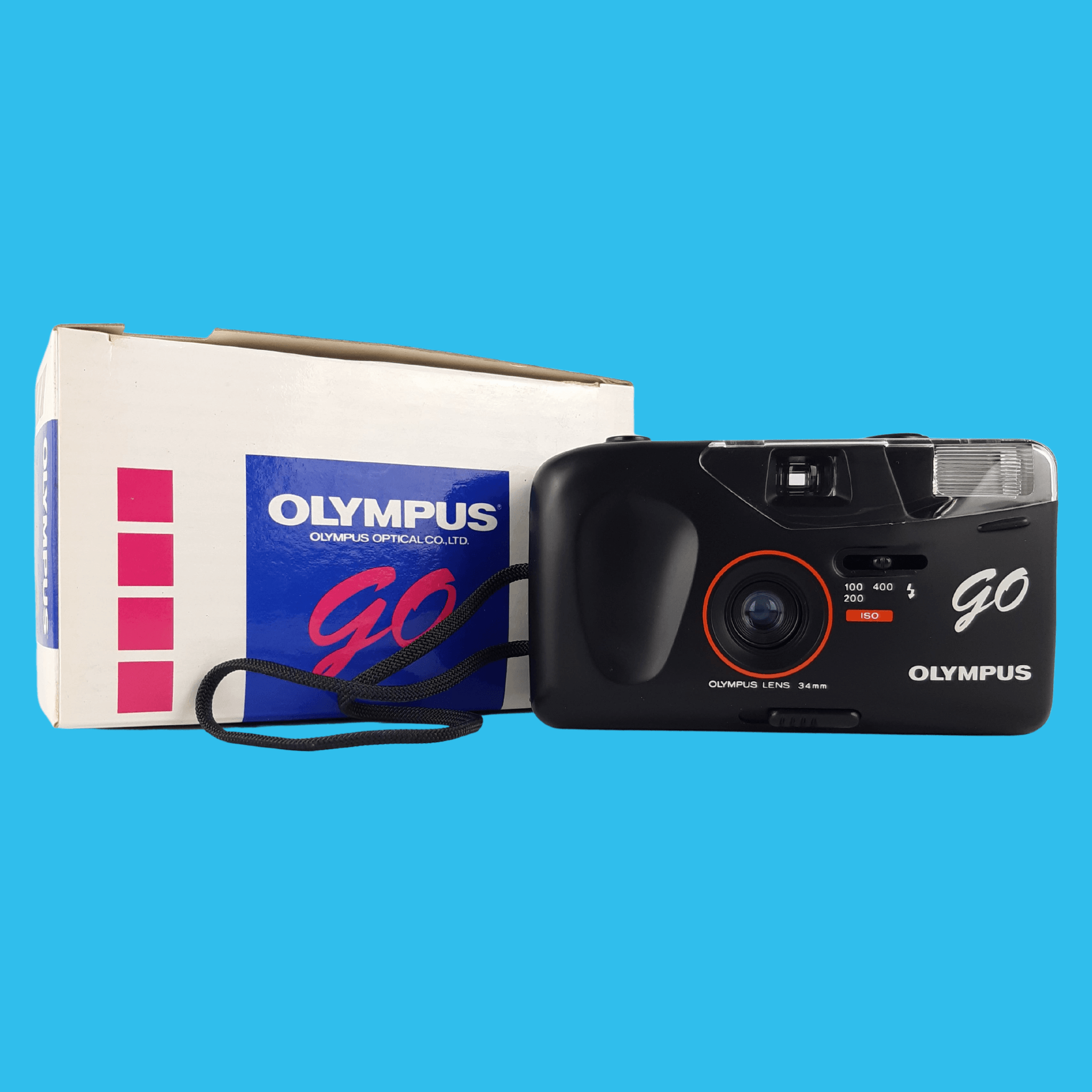 Olympus, NEUF - Olympus Go 35mm Film Camera Point and Shoot