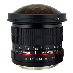 Rokinon, OBJECTIF PRO ROKINON 8MM HD F/3.5 - NIKON AE (APS-C)