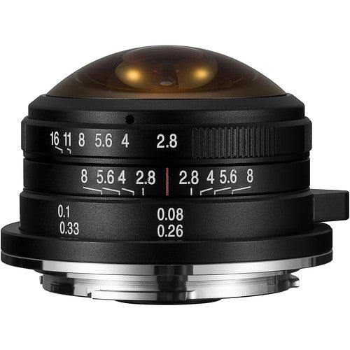 LAOVA, Objectif Laowa 4mm f/2.8 Fisheye F/Micro Four Thirds