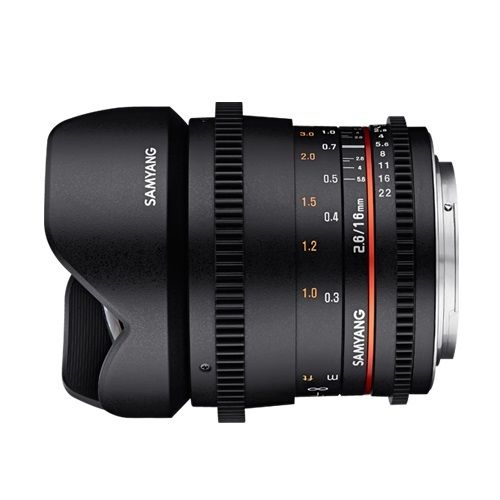 Samyang, Objectif Samyang 16mm T2.6 ED AS UMC (Sony E)