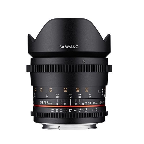 Samyang, Objectif Samyang 16mm T2.6 ED AS UMC (Sony E)