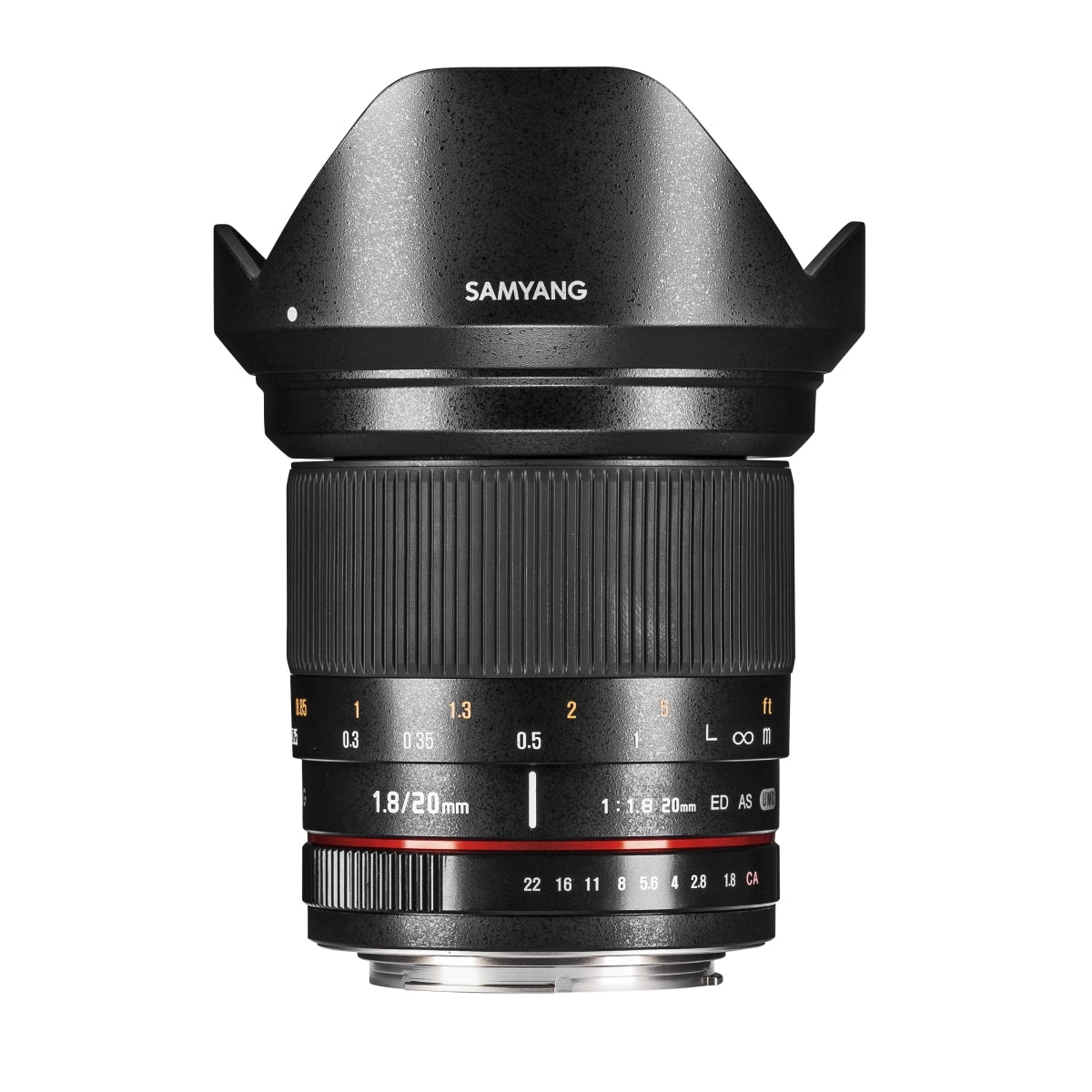 Samyang, Objectif Samyang 20mm F1.8 ED AS UMC (Canon EF)