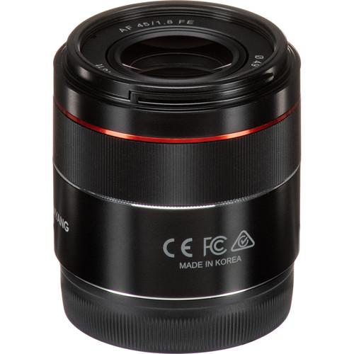 Samyang, Objectif Samyang AF 45mm f/1.8 FE (Sony E)