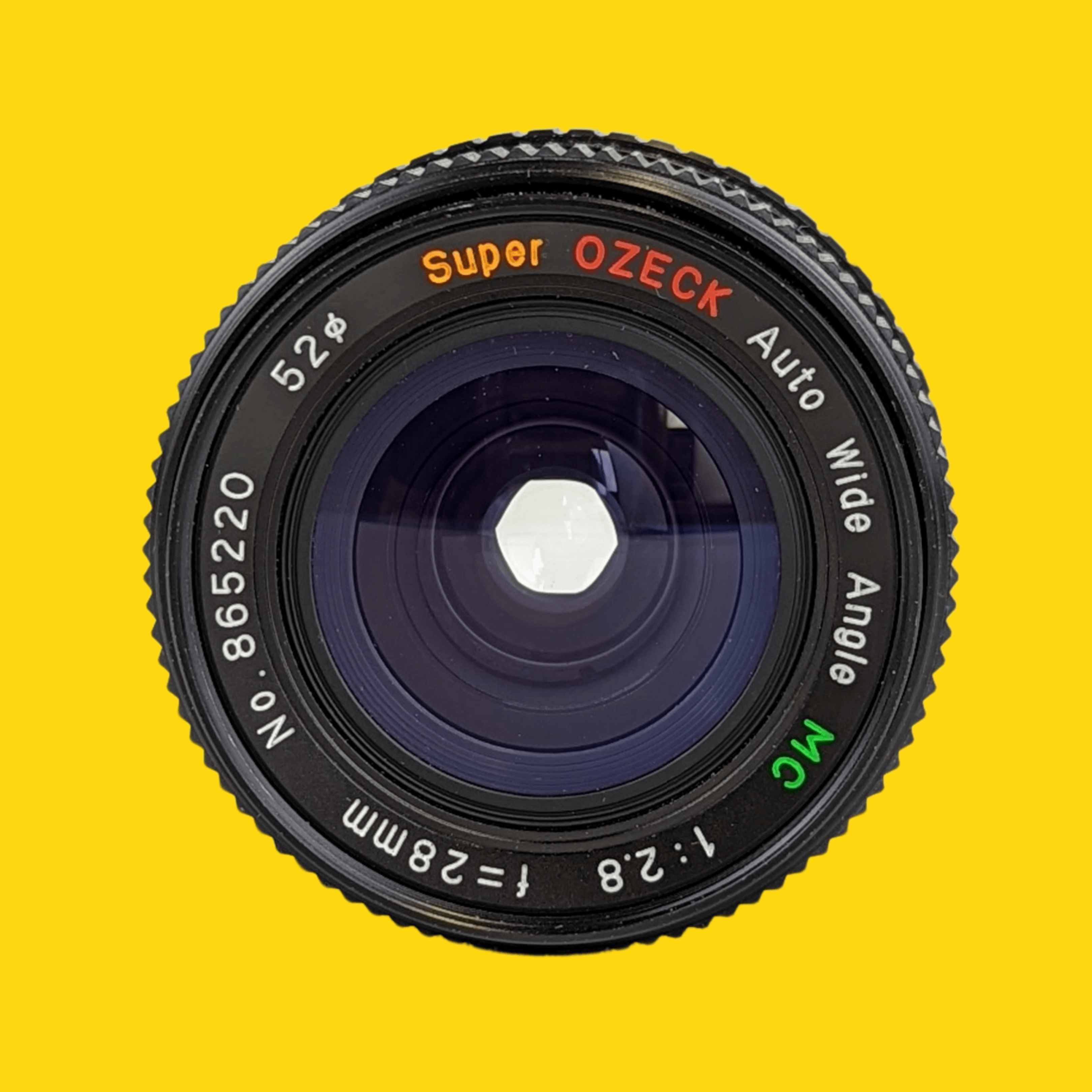 Super Ozeck, Objectif Super Ozeck Grand Angle 28mm f/2.8