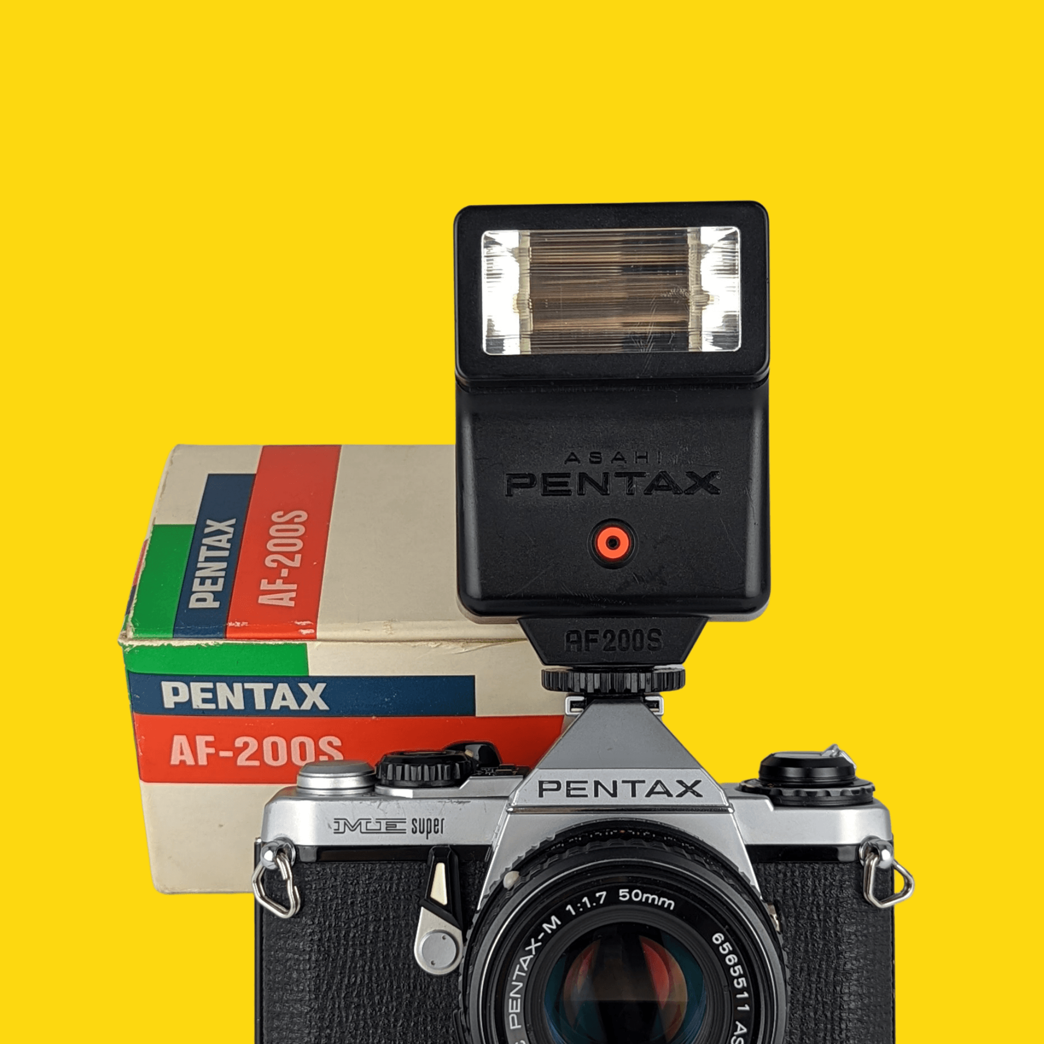 Pentax, Pentax AF-200S Flash externe pour appareil photo 35mm