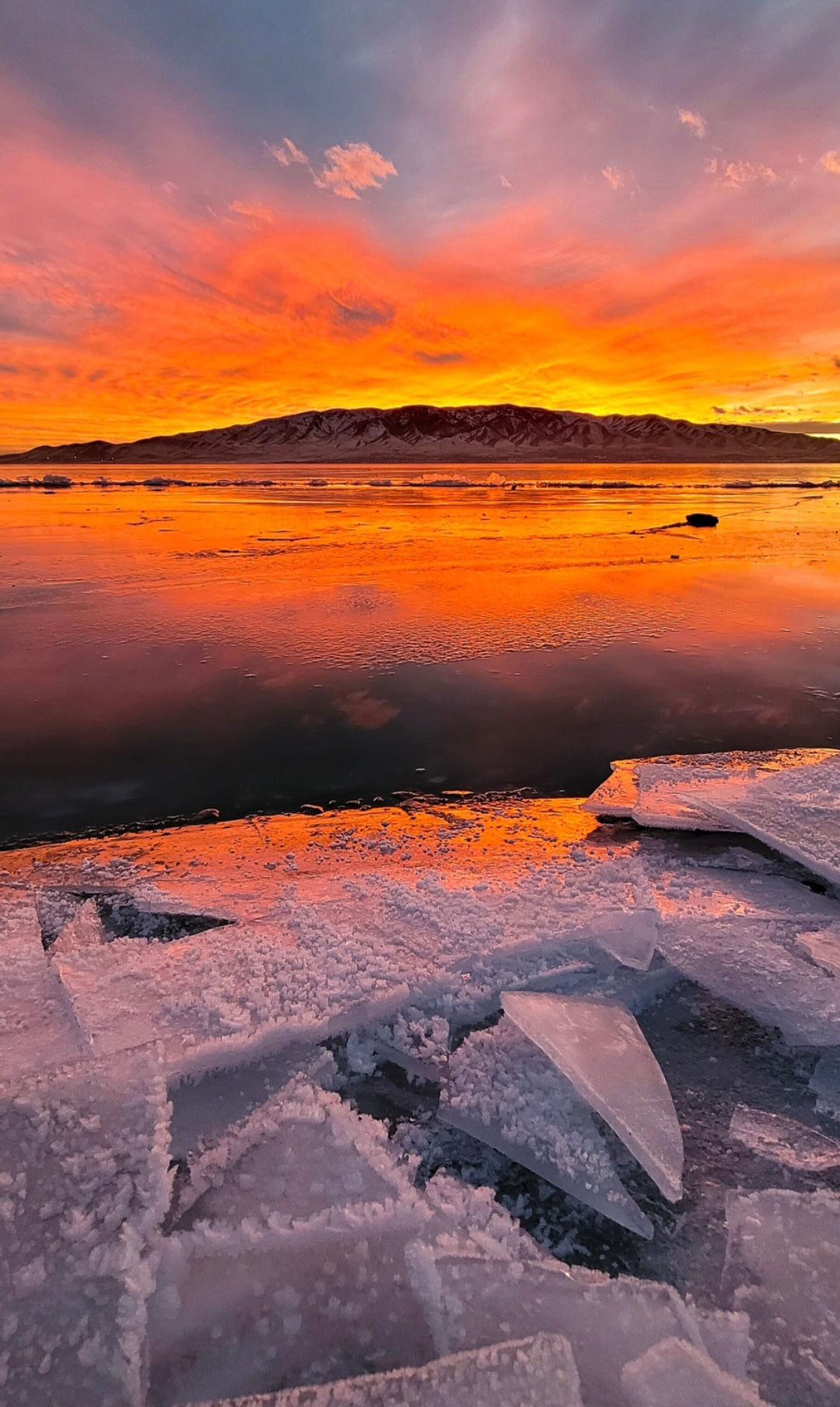 Caméra d'Allen, Quand le feu et la glace se rencontrent - Lac Utah