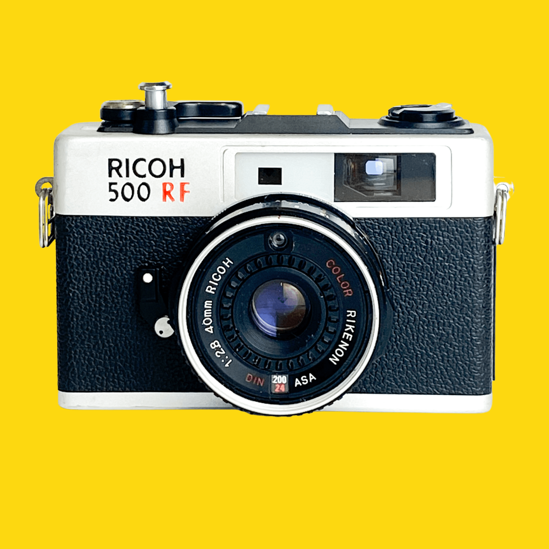 Ricoh, Ricoh 500RF Point And Shoot 35mm Film Camera With Rikenon 40mm F2.8 lens