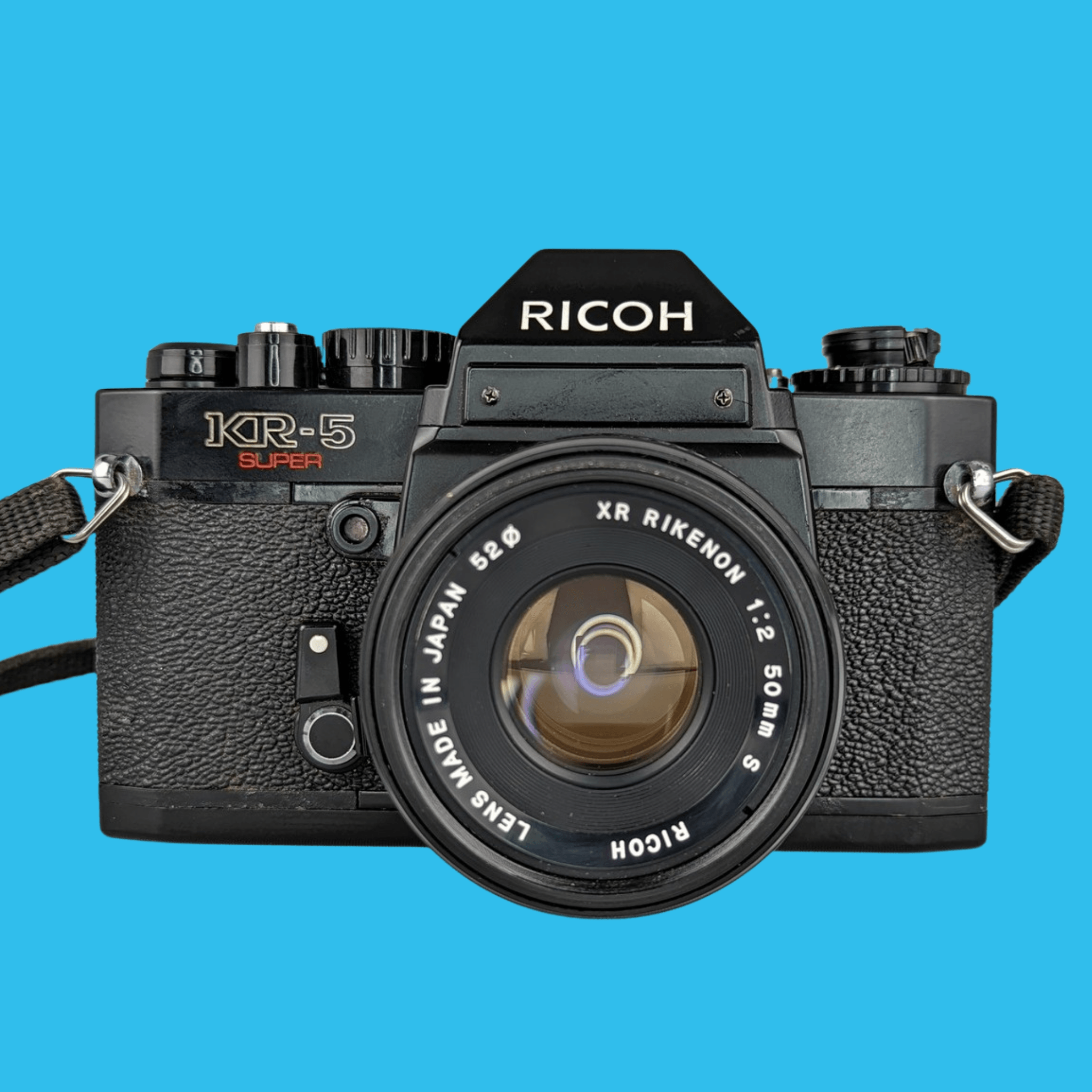 Ricoh, Ricoh KR-5 Super Vintage SLR 35mm Film Camera with 50mm Prime Lens