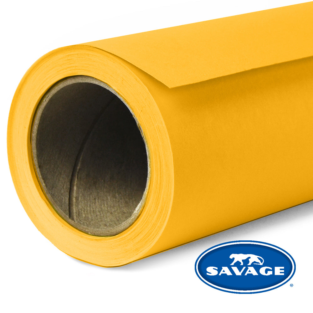 SAVAGE, SAVAGE PAPER BACK DROP 107 - DEEP YELLOW