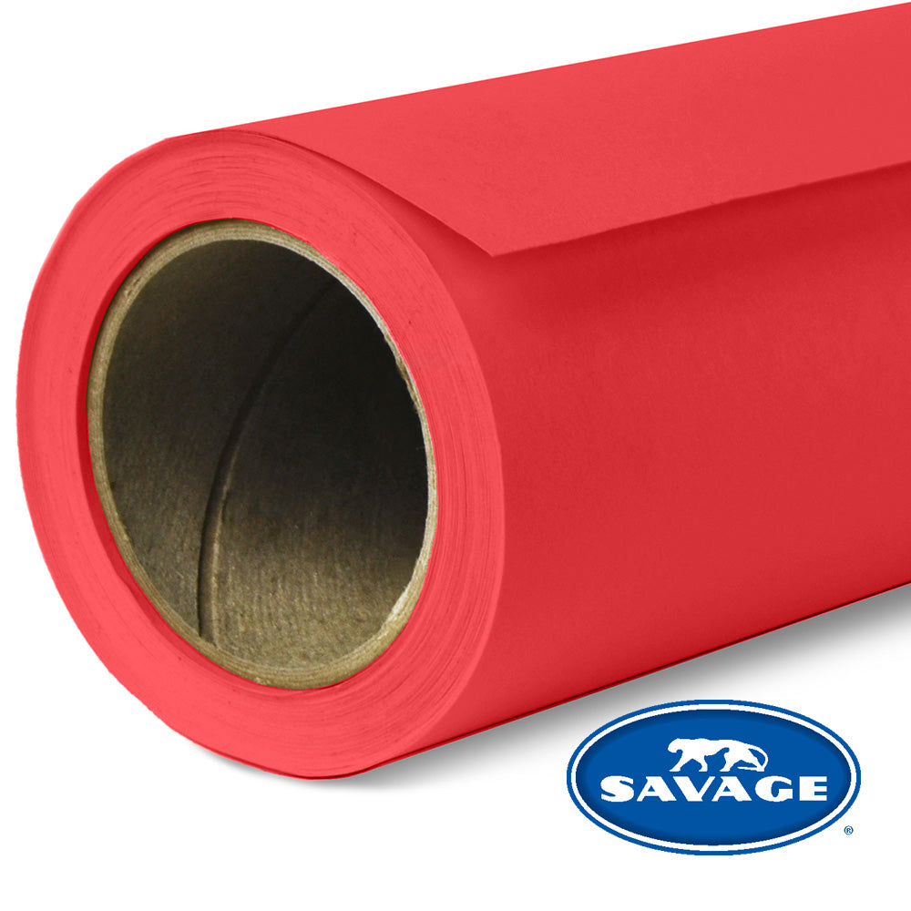 SAVAGE, SAVAGE PAPER BACK DROP 107 - PRIMARY RED