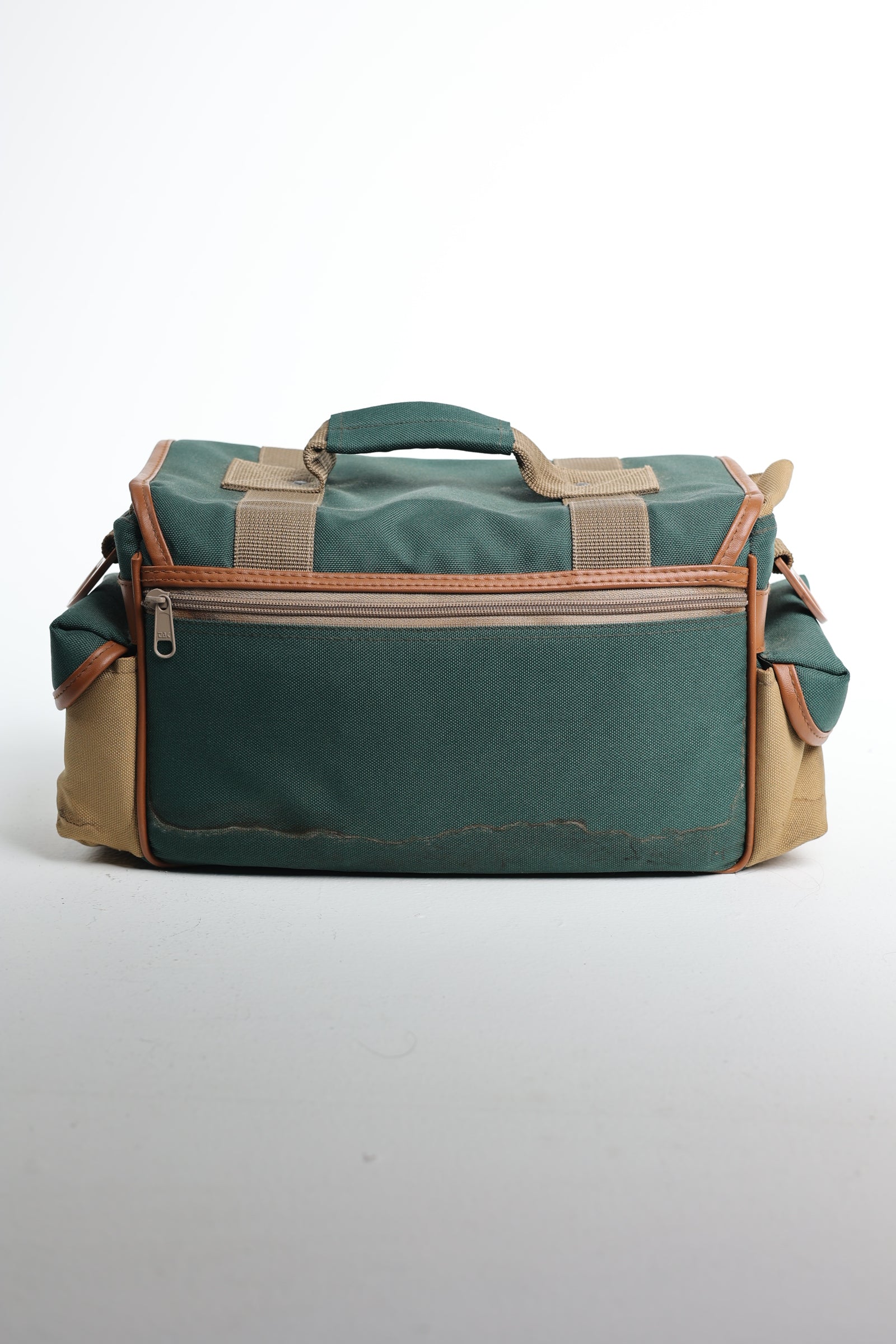 VANTAGE, Sac à bandoulière Vantage Green/Tan Vintage. Utilisé